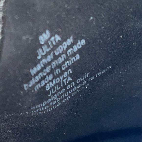 Karl Lagerfeld Black Suede Stingray Leather Julita Ankle Boots Women's. - Picture 6 of 10